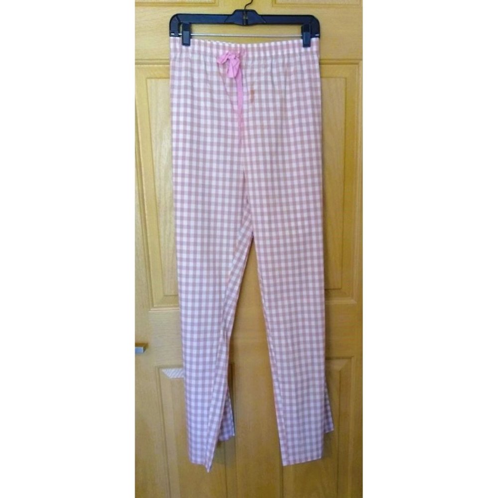 CYZ Women's 100% Cotton Woven Poplin Sleep Pajama Pants Checked XL